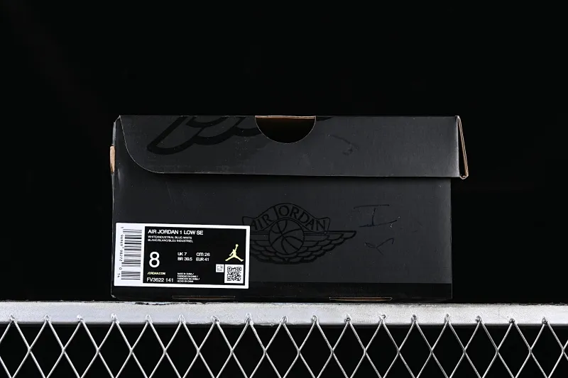 All categories Air Jordan Jordan series basketball shoes Air Jordan 1 Low G version pure original Air Jordan 1 Low SE AJ1 Joe 1 blue and black sashimi embroidery style low-top cultural casual sneakers FV3622-141